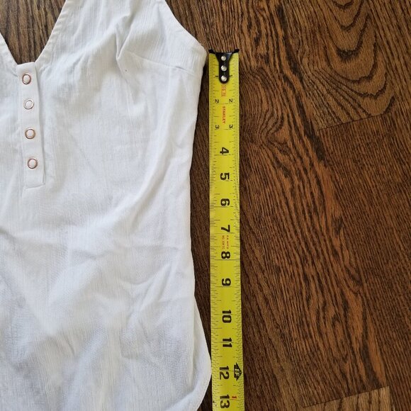 NWT Free People Intimately White Larissa Bodysuit Size Large - Picture 4 of 8